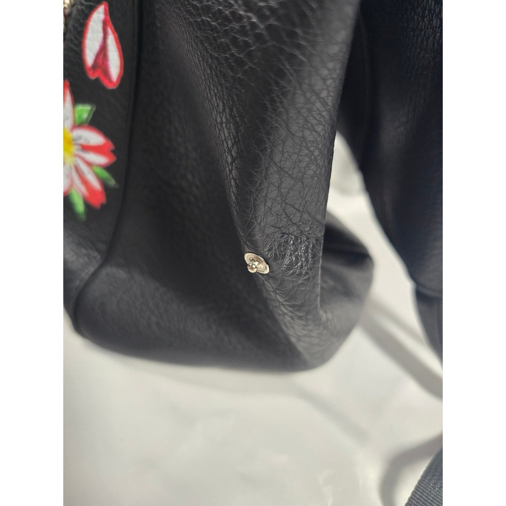 Y2k Ed Hardy Skull Black Floral Tote Bag Floral Skull Tattoo nwt Luggage - Picture 16 of 16